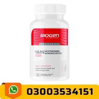 Biogen Nmn 500mg Nicotinamide Mononucleotide Capsules In Pakistan