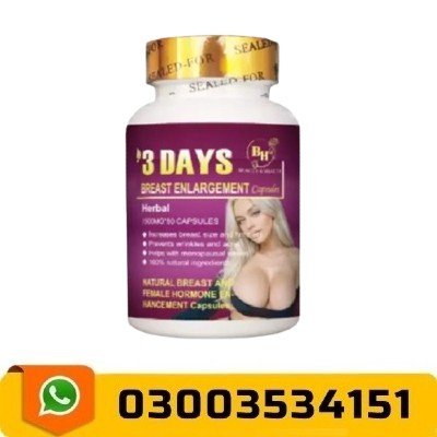 3 Days Breast Enlargement Capsule Price In Pakistan