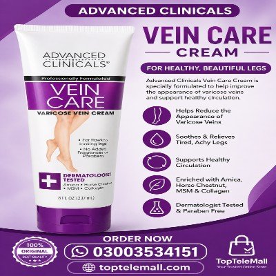 Advanced Clinicals Vein Care Cream In Pakistan