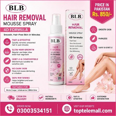 BLB Hair Removal Mousse Spray