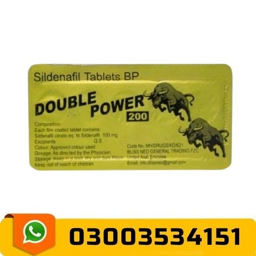 Double Power 200 Sildenafil Tablets In Pakistan