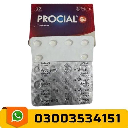 Buy Original Procial 5mg Tadalafil Tablets In Pakistan