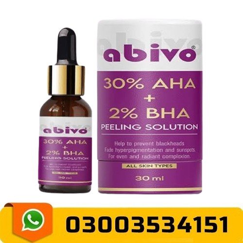 Abivo 30% AHA + 2% BHA Peeling Solution in Pakistan
