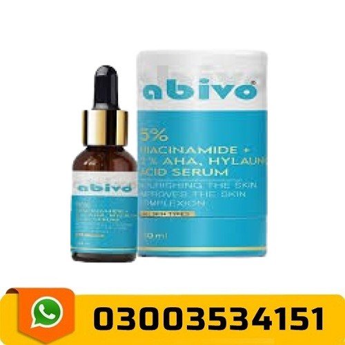 Abivo 5% Niacinamide + 2% Alpha Arbutin + 1% Hyaluronic Acid Face Serum in Pakistan