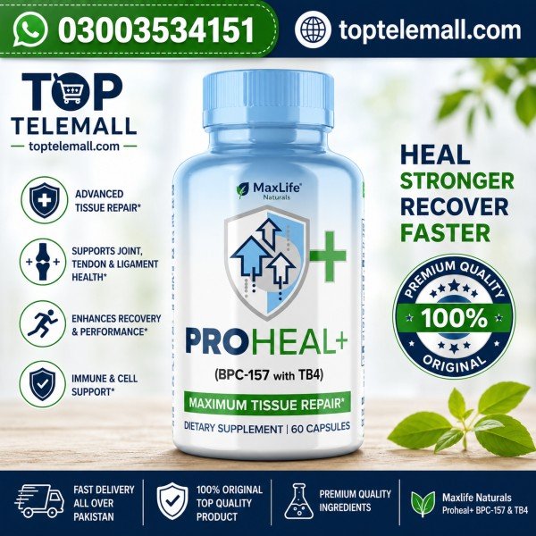 MaxLife Naturals ProHeal+ BPC-157 & TB4 – Recovery & Healing Support