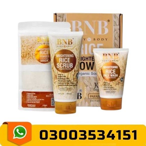 Bnb Rice Extract Bright & Glow Kit In Pakistan