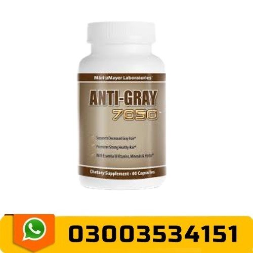 Anti-Gray 7050 Hair 60 Capsules In Pakistan