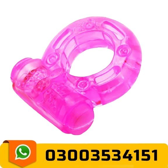 Clit Dual Vibrating Erection Penis Ring Stretchy Delay Toy In Pakistan