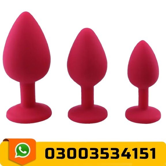 Hotselling Anal Sex Toy Silicone Anal Plug Butt Plug with Jewel