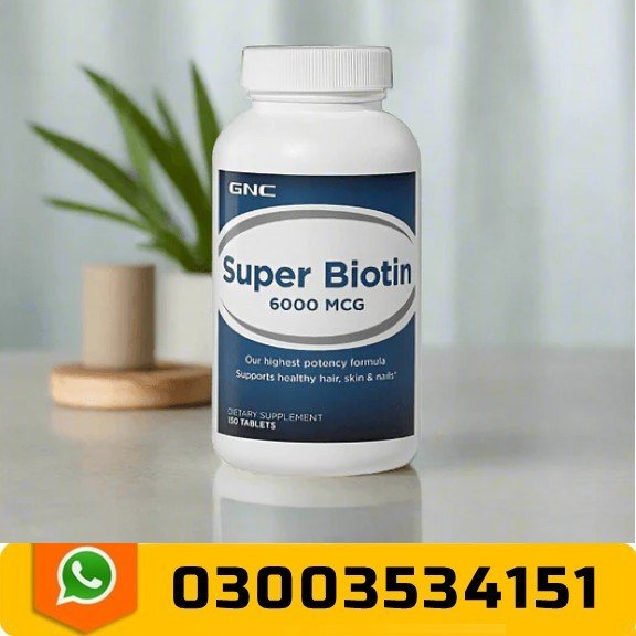 GNC Super Biotin 6000 MCG in Pakistan