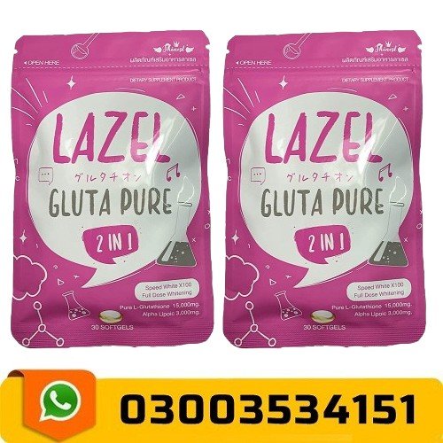 Lazel Gluta Pure 2 in 1 Capsule Price In Pakistan