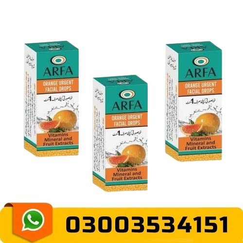 Arfa Urgent Facial Drops Price in Pakistan