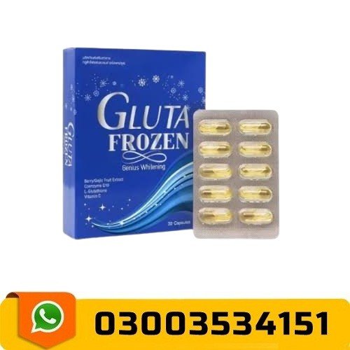 Gluta Frozen Genius Whitening Nano 30 Capsules In Pakistan