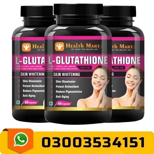 Health Mart L-Glutathione Skin Whitening Capsule In Pakistan