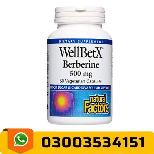 Wellbetx Berberine 500mg In Pakistan