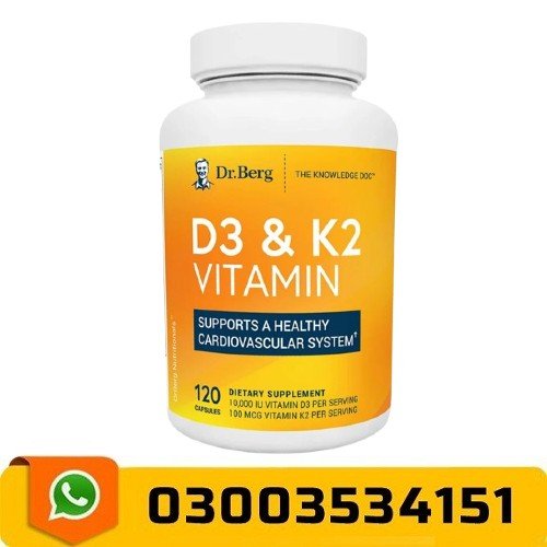 Dr. Berg Maximum Strength 2-in-1 Vitamin B3 K2 5000 In Pakistan