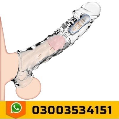 3.6 Inch Clear Reusable Penis Sleeve In Pakistan