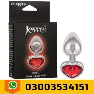 CalExotics Jewel Small Ruby Heart Anal Plug In Pakistan