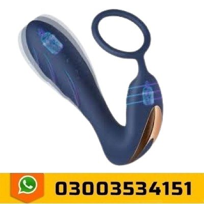 Rotating Prostate Massager With Vibrating Cock Ring In Pakistan
