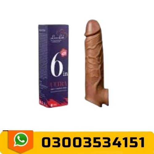6 Inch Single Hole Silicone Reusable Condom In Pakistan