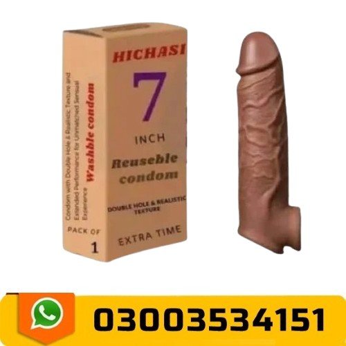 7 Inch Silicone Condom In Pakistan