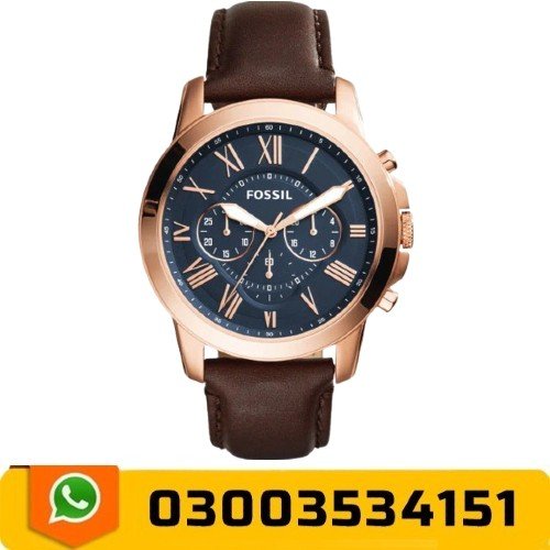 Fossil Grant Leather Watch Price in Pakistan
