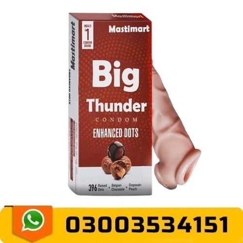Big Thunder Silicone Reusable Condom