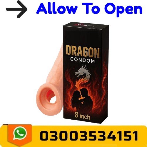 Silicone Dragon Condom 8 Inch In Pakistan