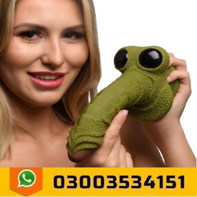 Swamp Monster Green Scaly Silicone Dildo XR Brands